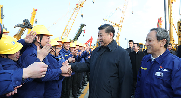 中共中央总书记、国度主席、中央军委主席习近平亲临豪利777集团调查调研